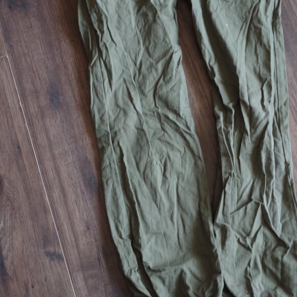 Army Green Ladies Trousers By Naked & Famous Denim - Picture 2 of 6
